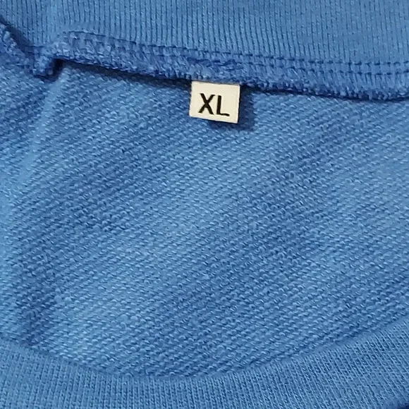 Hamilton Sweater Womens XL Rise Up Star Blue Pullover Crew Neck - Picture 3 of 4